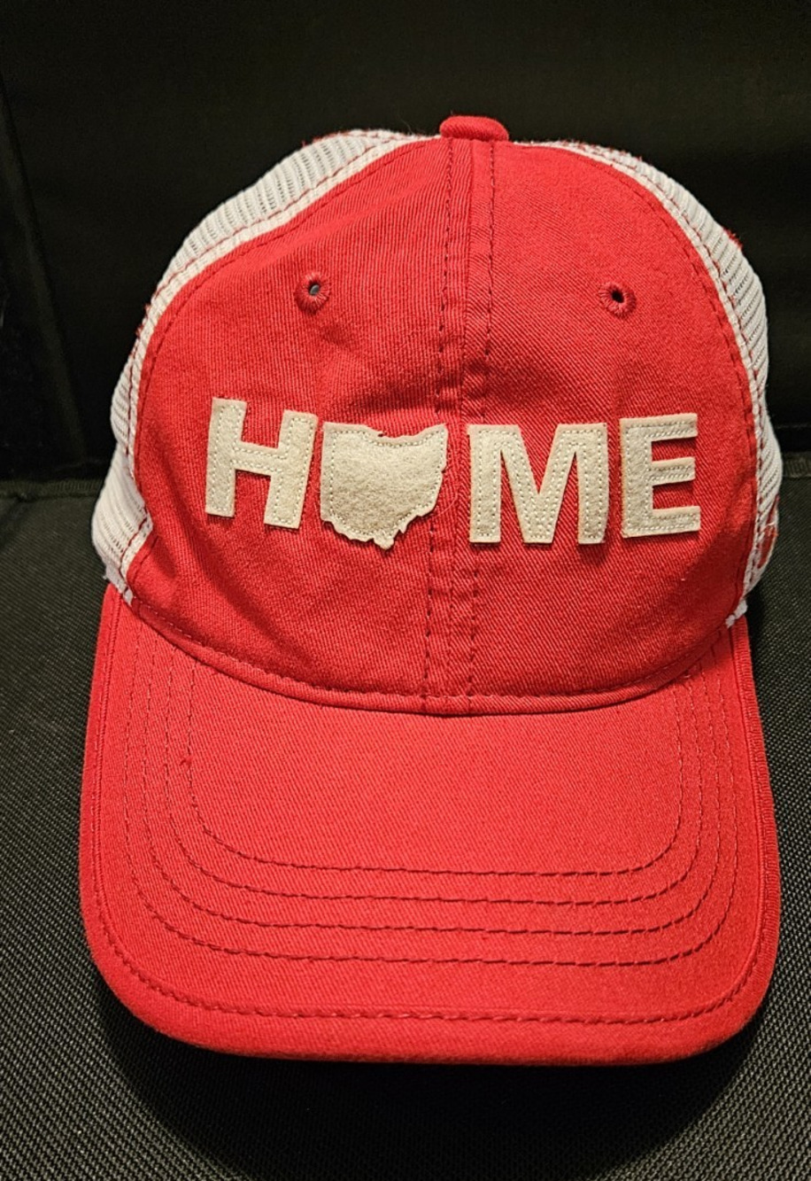 Zephyr Ohio HOME Trucker Hat Red White Mesh Back Adjustable Baseball Cap OSFM